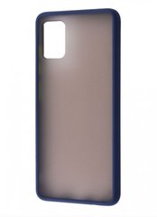 Чохол з напівпрозорою задньою кришкою Matte Color Case TPU для Samsung Galaxy A31 (A315 2020) Blue