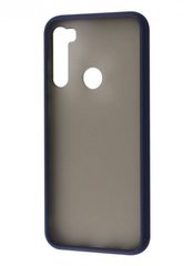 Чехол с полупрозрачной задней крышкой Matte Color Case TPU для Xiaomi Redmi Note 8T Dark Blue