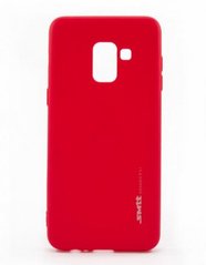 Чехол накладка SMTT Case for Samsung A730 Galaxy A8 Plus (2018) Red