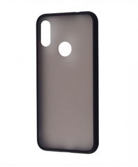 Чохол з напівпрозорою задньою кришкою Matte Color Case TPU для Xiaomi Redmi Note 7 Black