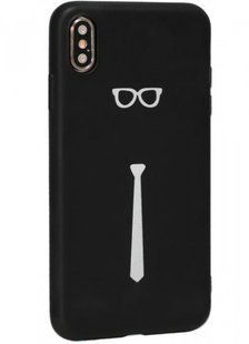 Чохол з малюнком (принтом) Glass with TPU Case для iPhone 7/8/SE 2020 Glass & Tie