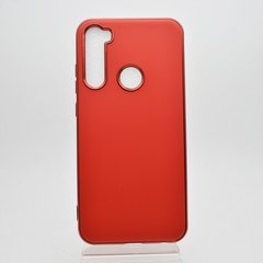 Матовый силиконовый чехол Matte Silicone Case для Xiaomi Redmi Note 8 Red