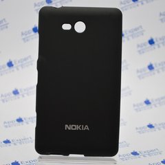 Чехол накладка силикон TPU cover case Nokia 820 Black