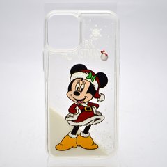 Чехол с новогодним рисунком (принтом) Merry Christmas Snow для iPhone 7 Plus/8 Plus Minnie Mouse