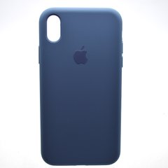 Чохол накладка Silicon Case Full Cover для iPhone Xr Dark Blue