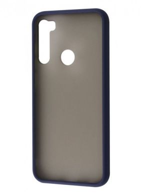 Чохол з напівпрозорою задньою кришкою Matte Color Case TPU для Xiaomi Redmi Note 8T Dark Blue
