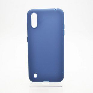 Чохол накладка Soft Touch TPU Case для Samsung A015 Galaxy A01 Blue