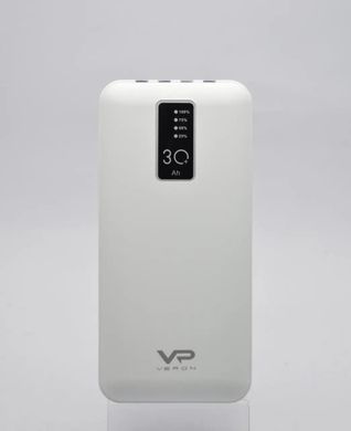 Внешний аккумулятор PowerBank Veron VR985 30000mHa White