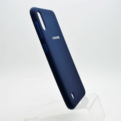 Матовый чехол New Silicon Cover для Samsung A105 Galaxy A10/M105 Galaxy M10 (2019) Blue Copy