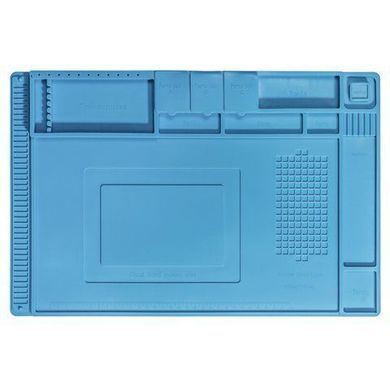 Килимок термостійкий антистатичний Mechanic V63 (450 х 300mm) Blue