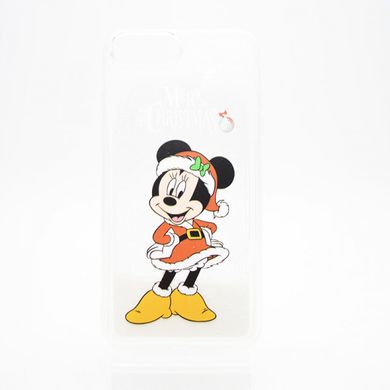 Чохол з новорічним малюнком (принтом) Merry Christmas Snow для iPhone 7 Plus/8 Plus Minnie Mouse