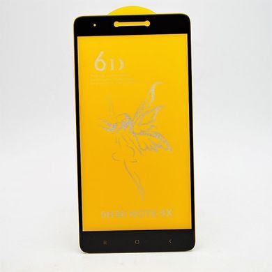 Защитное стекло для Xiaomi Redmi Note 4X 6D Premium Black тех. пакет