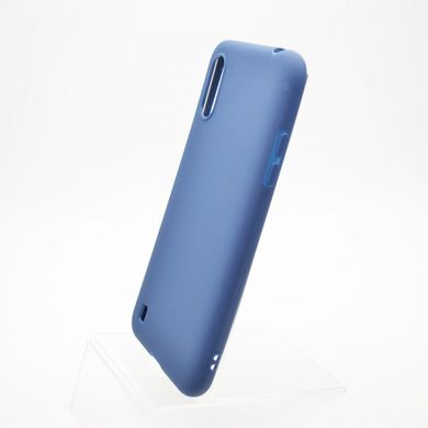 Чехол накладка Soft Touch TPU Case для Samsung A015 Galaxy A01 Blue