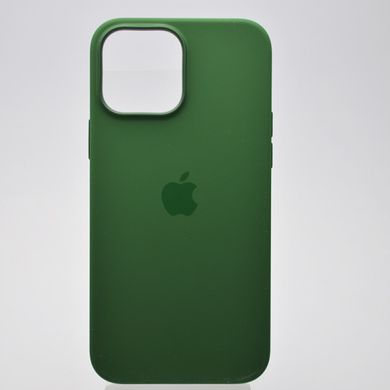 Чехол накладка Silicone Case Full Cover с MagSafe Splash Screen для iPhone 13 Pro Max Clover