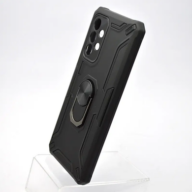 Чохол протиударний Armor Case Full Camera з кільцем для Samsung A336 Galaxy A33 Чорний