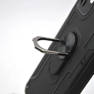 Чехол противоударный Armor Case Full Camera с кольцом Samsung A336 Galaxy A33 Черный