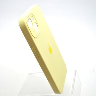 Силиконовый чехол накладка Silicon Case Full Camera для iPhone 13 Milk Yellow