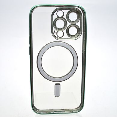 Чехол накладка с MagSafe Stylish Case для Apple iPhone 14 Pro Dark Green