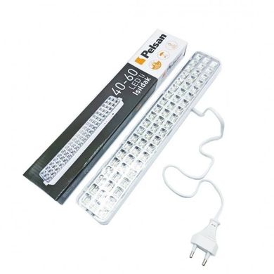 Cвітлодіодний аварійний акумуляторний LED ліхтар PELSAN 60 LED White