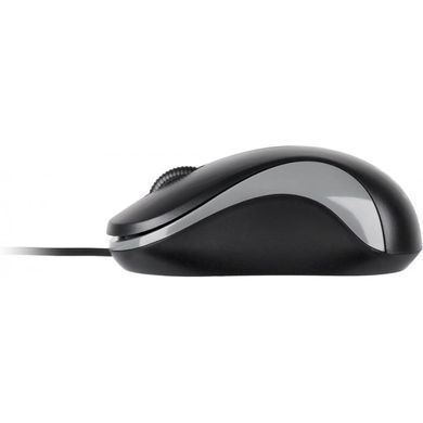 Мишка дротова Vinga MS-882 Black-Gray/Чорний з сірим