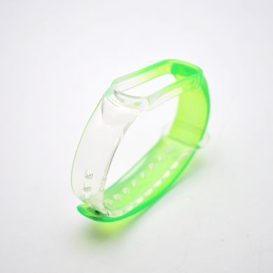Ремінець до Xiaomi Mi Band 5/Mi Band 6/Mi Band 7 Neon Design Green/Салатовий