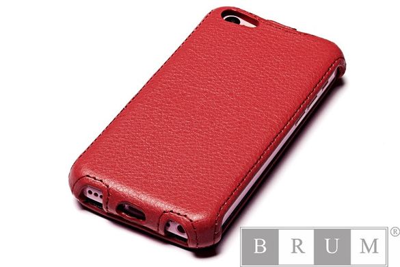Шкіряний чохол книжка Brum Exclusive iPhone 5C Red