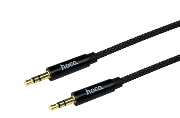 AUX кабель Hoco UPA19 digital audio 3.5 to 3.5 1m Black