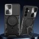 Противоударный чехол накладка Armor Case Stand Case для Samsung A15 4G Galaxy A155 Black