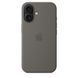 Чехол накладка Silicon Case с MagSafe Splash Screen для Apple iPhone 16 Stone Grey (Серый)