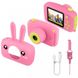 Детский цифровой фотоаппарат "Розовый зайчик" Epic X9 Kids Design Pink Rabbit, Розовый