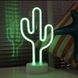 Нічний світильник (нічник) Neon Lamp Cactus (Кактус)