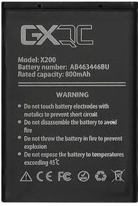 Акумулятор GX AB463446BU для Samsung X200/B110/B130/C140/C160/C210/C3520/C5010 100% Power