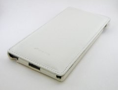 Шкіряний чохол фліп Melkco Jacka leather case for Lenovo K900 White