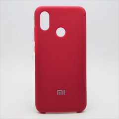 Чехол накладка Silicon Cover for Xiaomi Mi8 Burgundy Copy