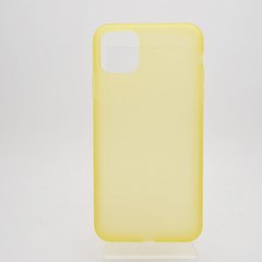 Чохол накладка TPU Latex for Apple iPhone 11 Pro Max(Yellow)