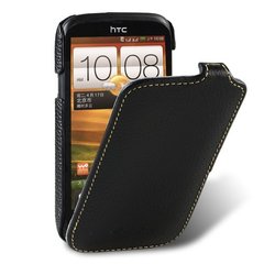 Кожаный чехол флип Melkco Jacka leather case for HTC Desire V (T328e) Black (O2DESVLCJT1BKLC)