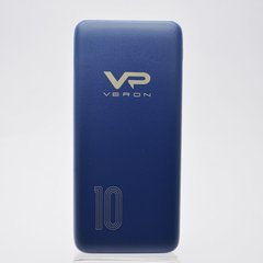 Зовнішній акумулятор (PowerBank) Veron D10 10000 mAh Blue