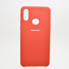 Чехол накладка Silicon Cover for Samsung A107 Galaxy A10s Red Copy