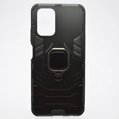 Чехол противоударный Armor Case с кольцом для Xiaomi Redmi Note 10/Redmi Note 10s Черный