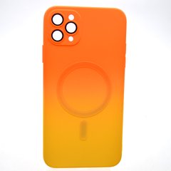 Чехол накладка с MagSafe Bright Case для Apple iPhone 11 Pro Max Orange-Yellow