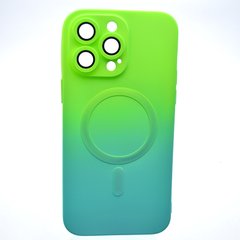 Чохол накладка з MagSafe Bright Case для Apple iPhone 14 Pro Max Green-Turquoise