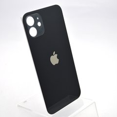 Задняя крышка iPhone 12 Black (с большим отверстием под камеру)