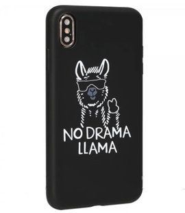 Чохол з принтом (написом) Viva Print TPU Case для iPhone 7/8/SE 2020 (24) (no drama llama)