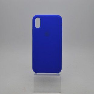 Чохол накладка Silicon Case для iPhone X / iPhone XS 5,8" Blue Copy