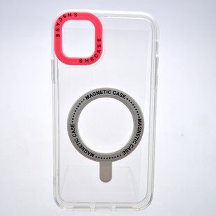 Чехол накладка с MagSafe Colored Ring Case для Apple iPhone 11 Barbie Pink