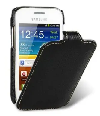 Кожаный чехол флип Melkco Jacka leather case for Samsung S6802 Galaxy Ace DuoS Black [SS6802LCJT1BKLC]