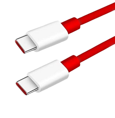 Кабель USB Warp Type-C To Type-C Cable Red 0,35 м 60W (тех.пакет) HC, Красный