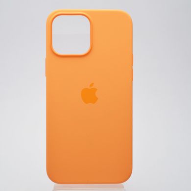 Чоеол накладка Silicone Case Full Cover с MagSafe Splash Screen для iPhone 13 Pro Max Marigold