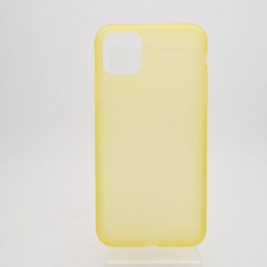 Чехол накладка TPU Latex for iPhone 11 Pro Max(Yellow)