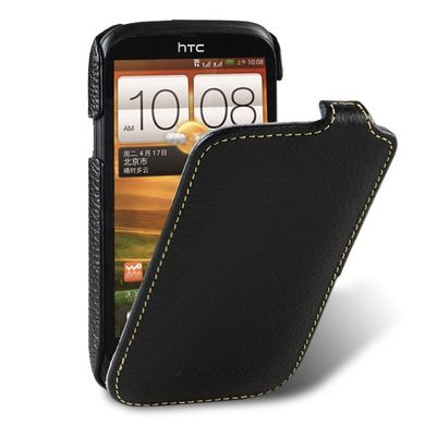 Шкіряний чохол фліп Melkco Jacka leather case for HTC Desire V (T328e) Black (O2DESVLCJT1BKLC)